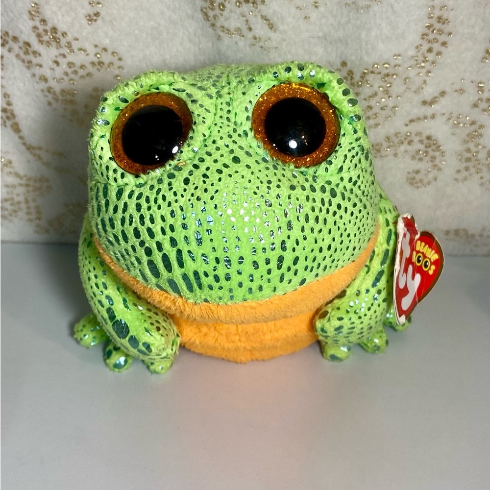 ☀️5/$10 SALE Ty Beanie Boos collection “Speckles” the frog